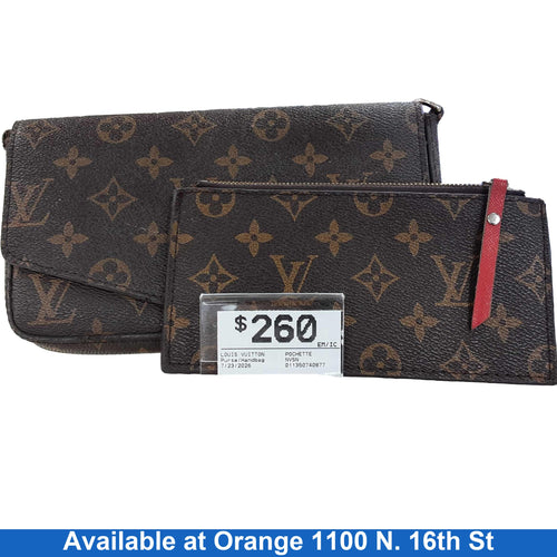 Louis Vuitton Pochette Beige / Tan Purse / Handbag