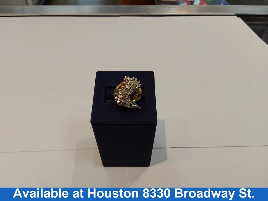 Women's Ring - Yellow Gold 14k (.585) 5.8 grams Size 9