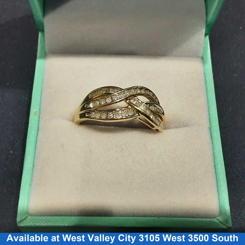 Women's Ring - Yellow Gold 10k (.417) 2.6 grams Size 8