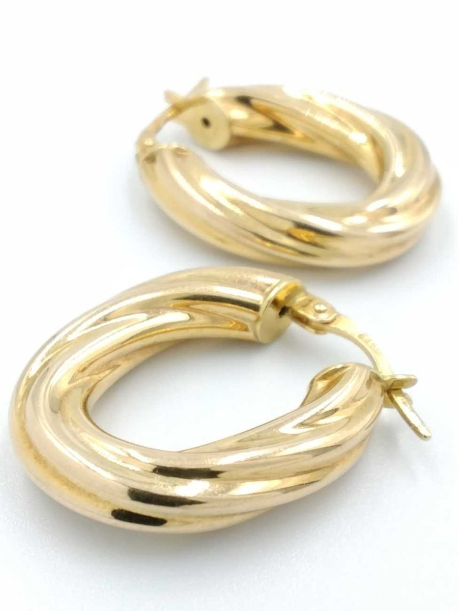 Shrimp Earrings - Yellow Gold 14k (.585) 3.8 grams