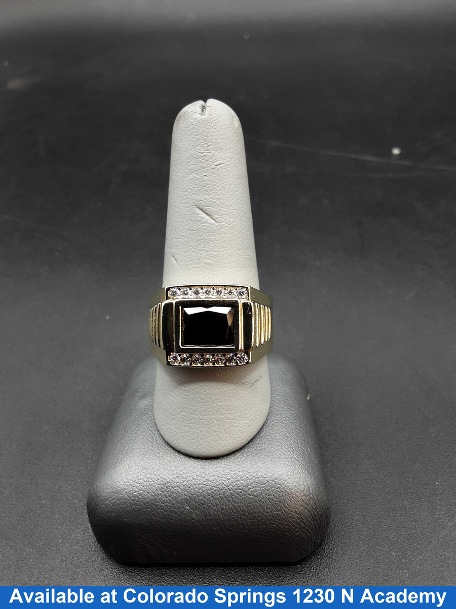 Men's Ring - Yellow Gold 10k (.417) 8.7 grams Size 10