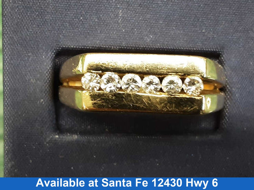 Men's Ring - Yellow Gold 14k (.585) 11.1 grams Size 13
