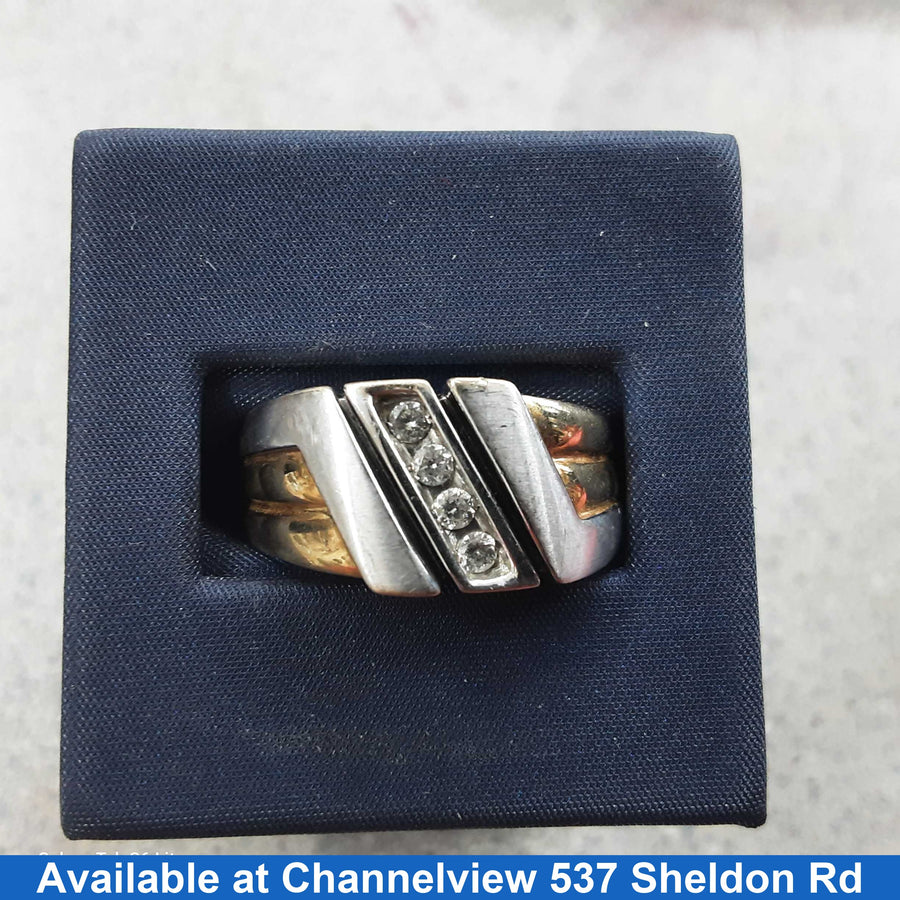 Ring - Wedding Band - Yellow Gold 10k (.417) 7.7 grams Size 11