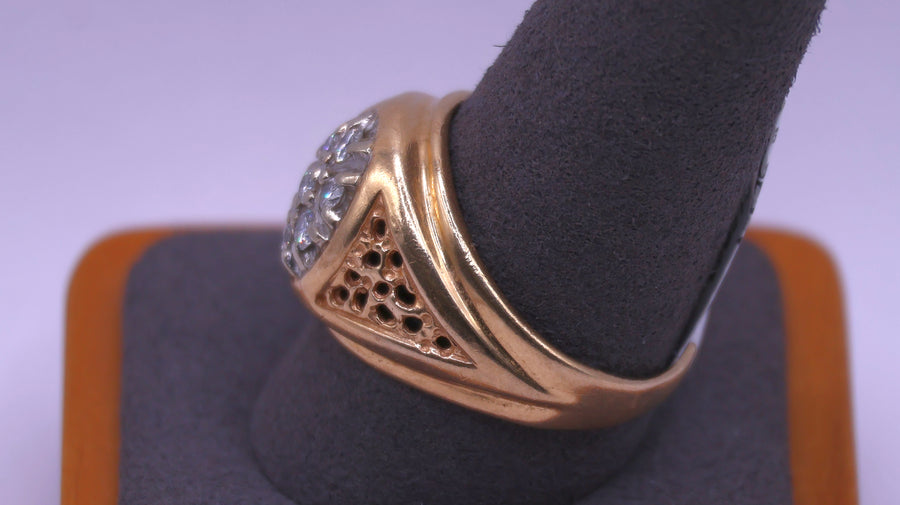 Men's Ring - Yellow Gold 14k (.585) 10.2 grams Size 12