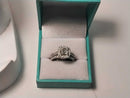 Ring - Wedding Set - White Gold 14k (.585) 6.1 grams Size 7