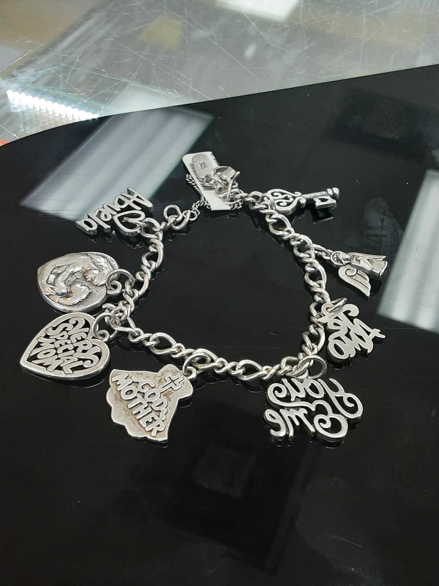 Bracelet - Silver 28.9 grams 8 inch