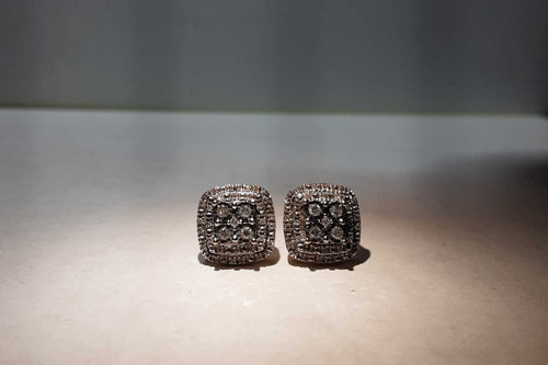 Double Stud Earring - Yellow Gold 10k (.417) 2.7 grams