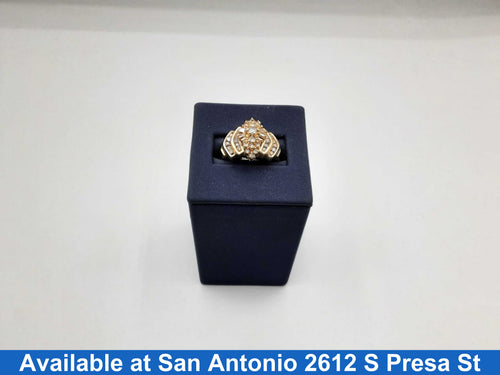 Women's Ring - Yellow Gold 14k (.585) 6 grams Size 10