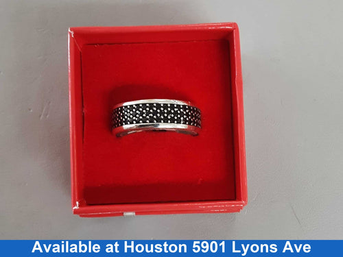 Ring - Wedding Band - Silver 11.3 grams Size 10