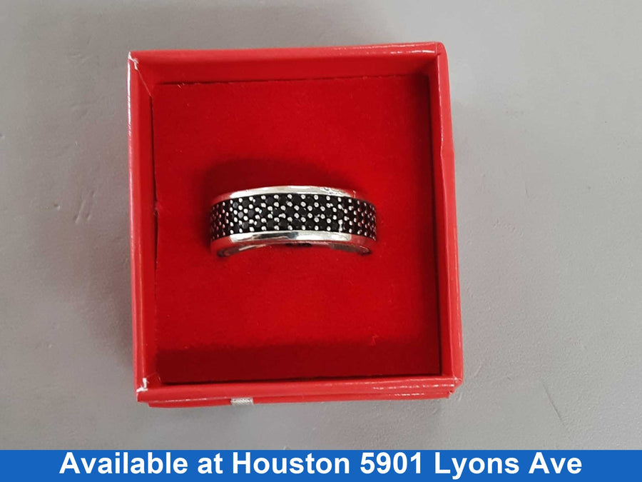Ring - Wedding Band - Silver 11.3 grams Size 10