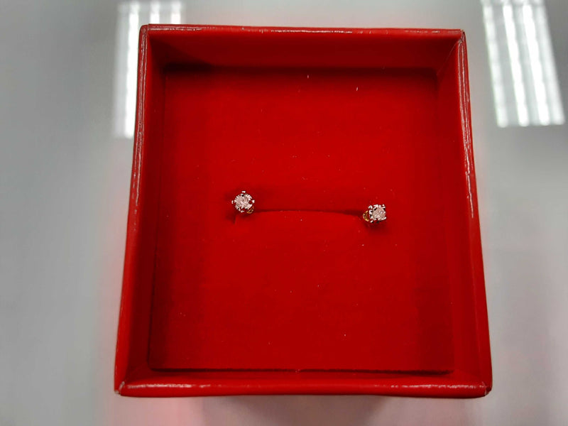Double Stud Earrings Yellow Gold 14k (.585) 0.4 grams