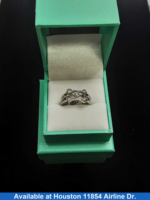 Women's Ring - White Gold 14k (.585) 4.8 grams Size 8
