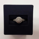 Women's Ring - White Gold 10k (.417) 3 grams Size 7.5