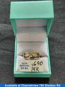 Ring - Wedding Band - Yellow Gold 14k (.585) 4.6 grams Size 9