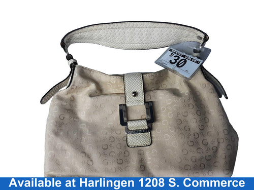 Guess F-8 Beige / Tan Purse / Handbag