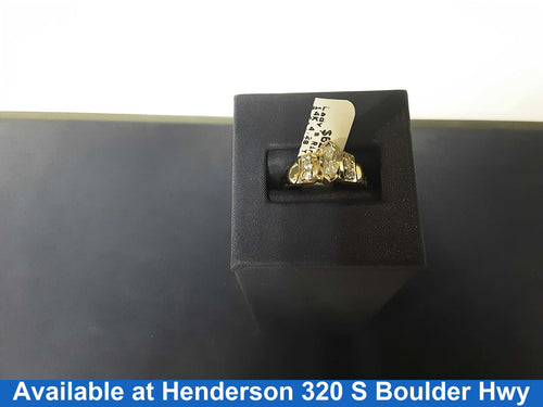 Women's Ring - Yellow Gold 14k (.585) 4.2 grams Size 20