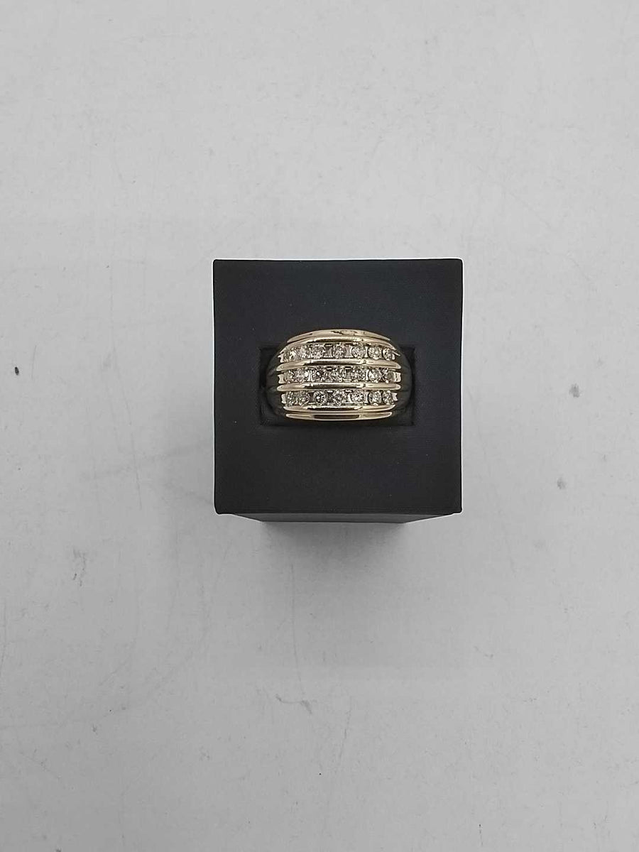 Men's Ring - Yellow Gold 10k (.417) 6.6 grams Size 20