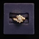 Women's Ring - Yellow Gold 14k (.585) 3.2 grams Size 5