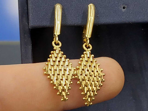 Bangle Earrings - Yellow Gold 18k (.750) 3.6 grams