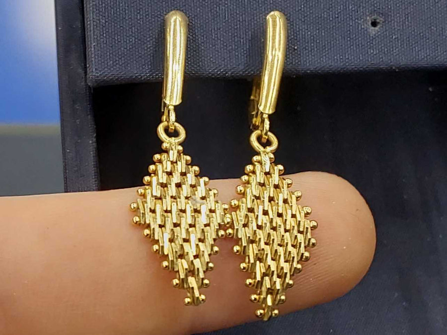 Bangle Earrings - Yellow Gold 18k (.750) 3.6 grams