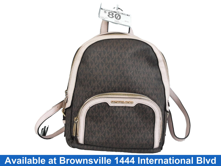 Michael Kors Ac-2302 Brown Backpack / Briefcase / Bag