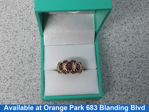 Women's Ring - Yellow Gold 14k (.585) 4.3 grams Size 6