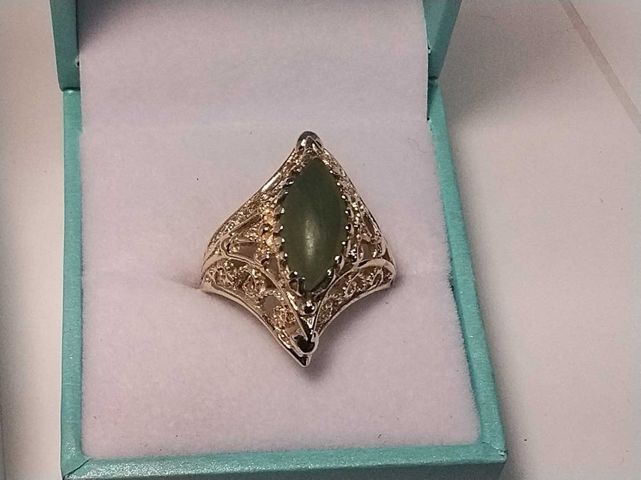 Women's Ring - Yellow Gold 14k (.585) 5.1 grams Size 8