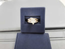 Ring - Wedding Set - Yellow Gold 14k (.585) 7.3 grams Size 6.5