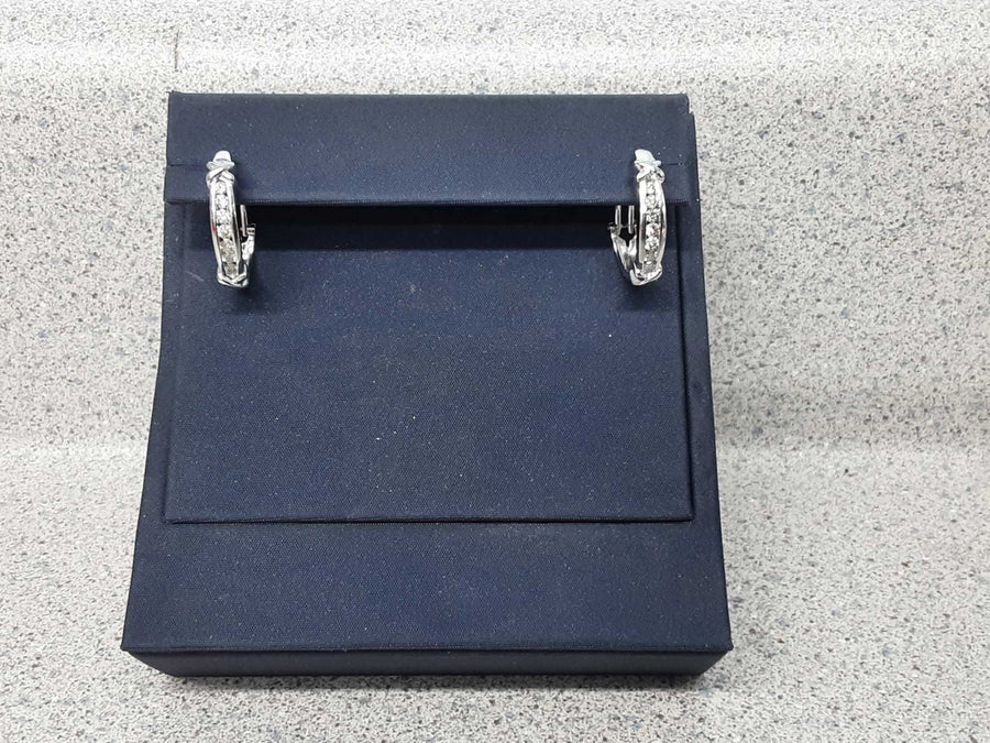 Earrings - White Gold 10k (.417) 5.1 grams