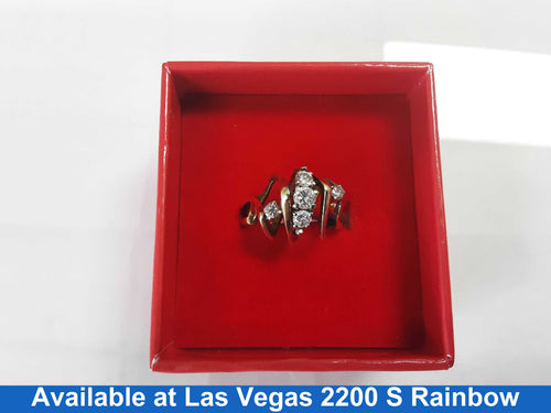 Women's Ring - Yellow Gold 14k (.585) 4.4 grams Size 6