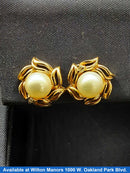 Pearl Earrings - Yellow Gold 14k (.585) 3.1 grams