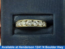 Women's Ring - Anniversary - Yellow Gold 14k (.585) 4.4 Grams Size 6