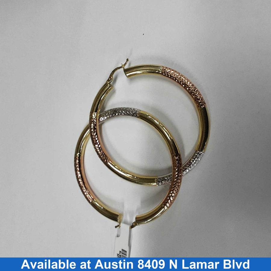 Shrimp Earrings - Yellow Gold 14k (.585) 10.7 grams
