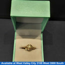 Women's Ring - Solitaire - Yellow Gold 10k (.417) 2.1 grams Size 6