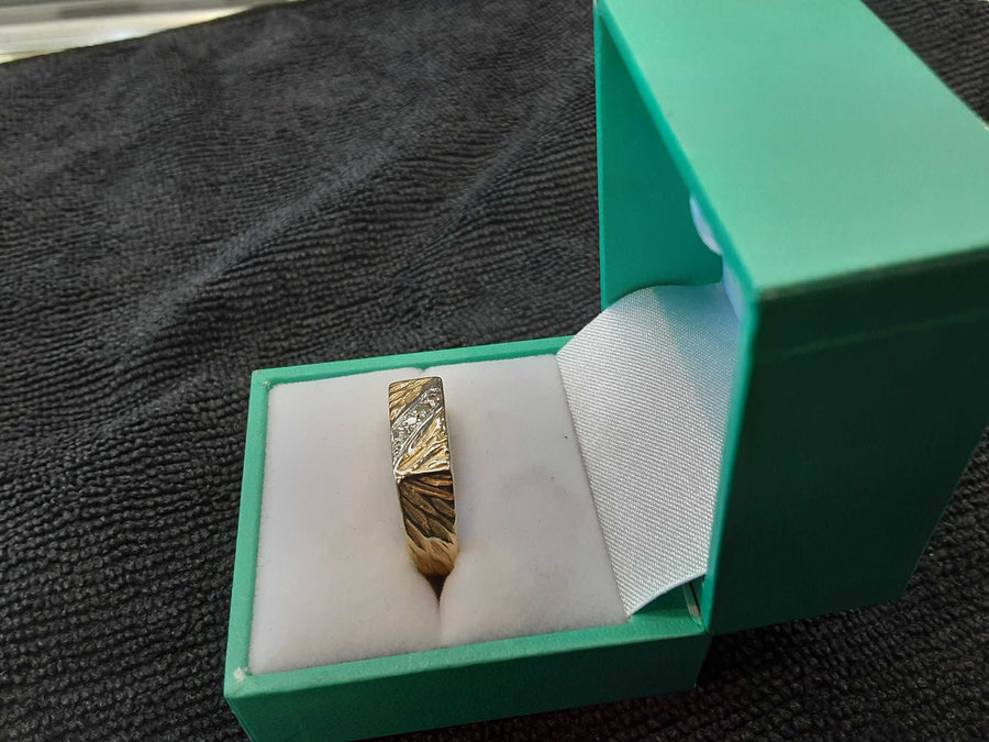 Men's Ring - Yellow Gold 10k (.417) 6.8 grams Size 20