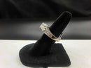 Ring - Wedding Set - White Gold 14k (.585) 5.9 grams Size 3.5