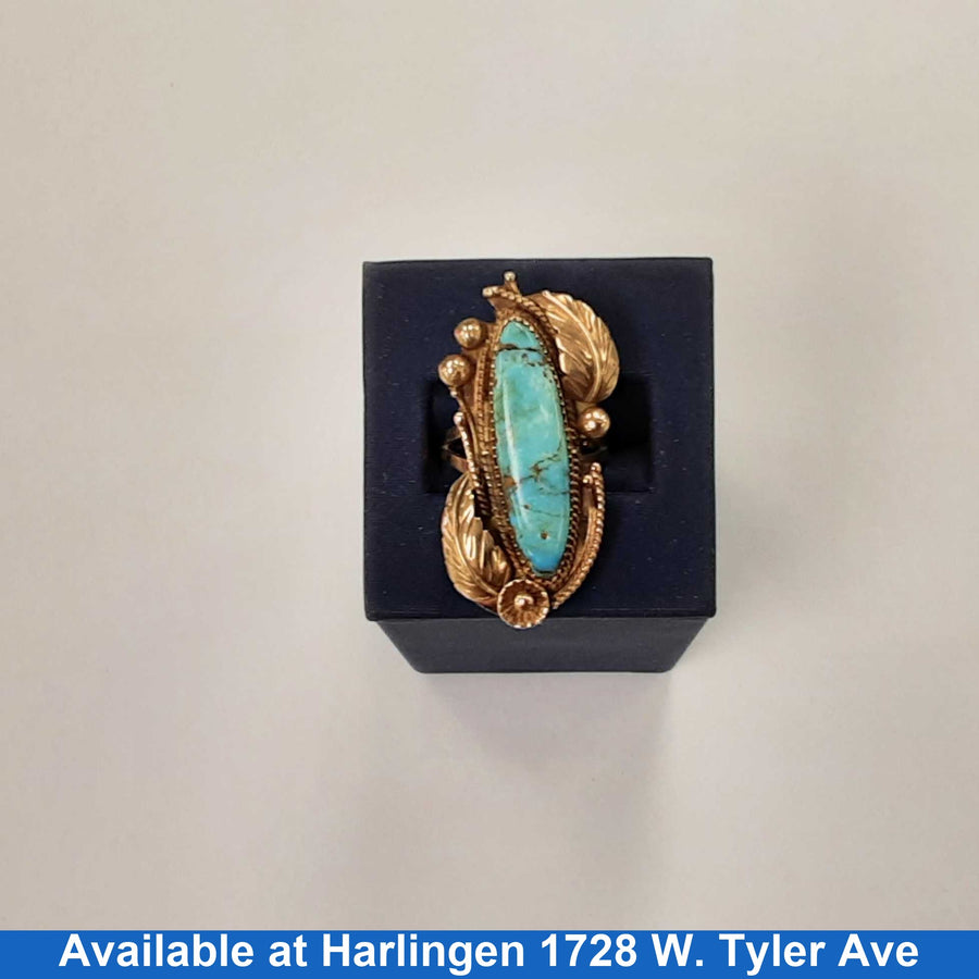 Women's Ring - Yellow Gold 14k (.585) 10.8 grams Size 8.5