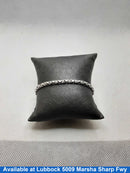 Bracelet - White Gold 10k (.417) 6.1 grams 7 inch