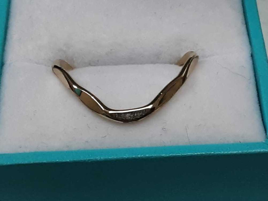 Women's Ring - Yellow Gold 10k (.417) 1.2 grams Size 11