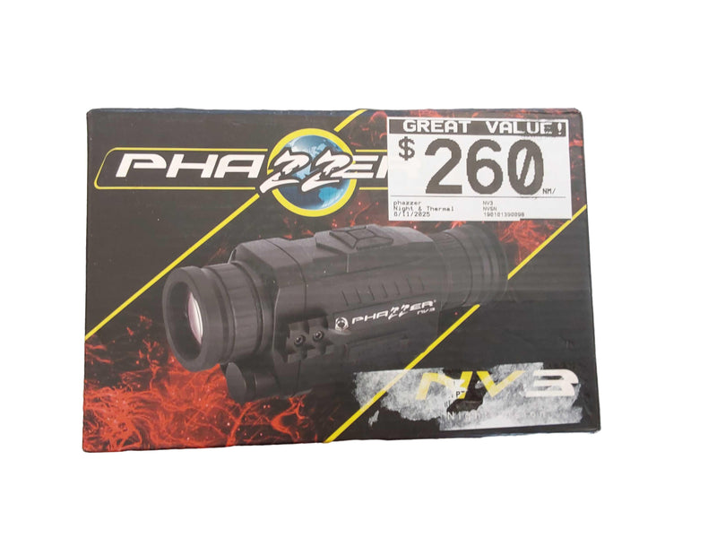 Phazzer Nv3 Black Night & Thermal Vision Device