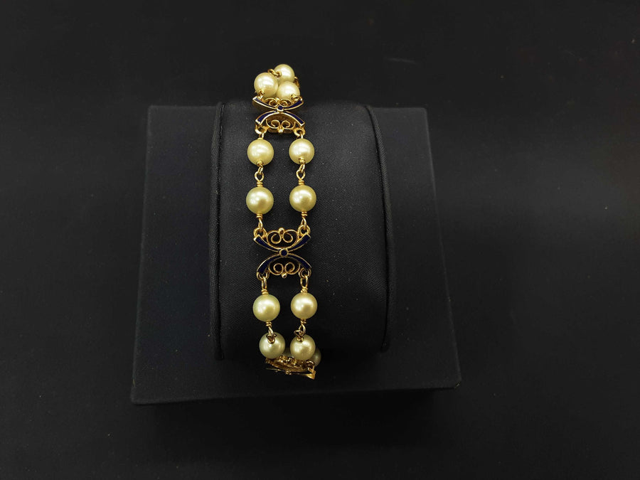 Bead Bracelet - Yellow Gold 14k (.585) 4 grams 6 inch