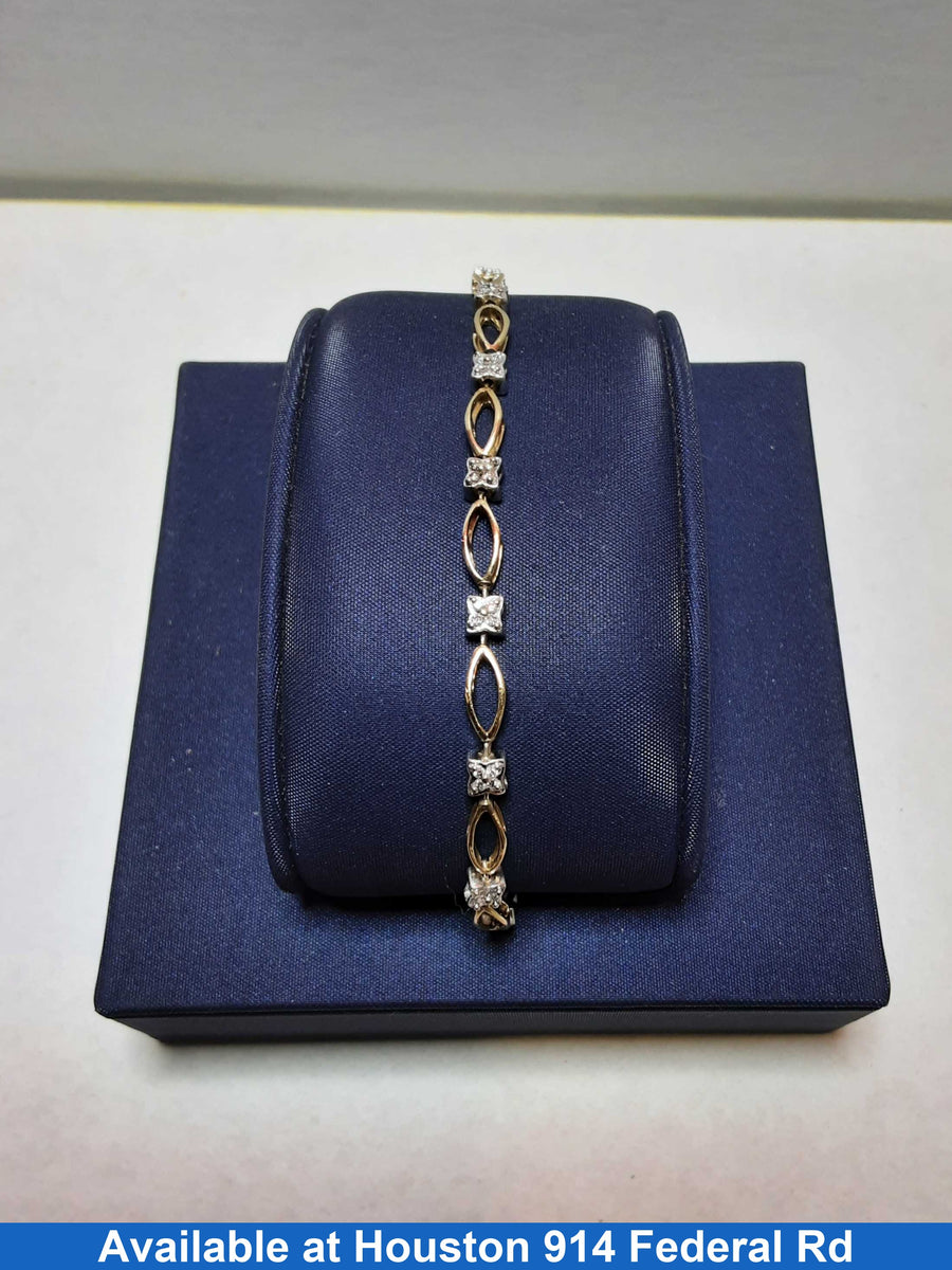 Bracelet - Yellow Gold 10k (.417) 6 grams 7 inch