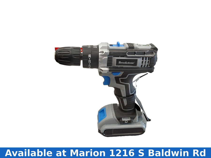 Brookstone Gray Cordless Standard Drill