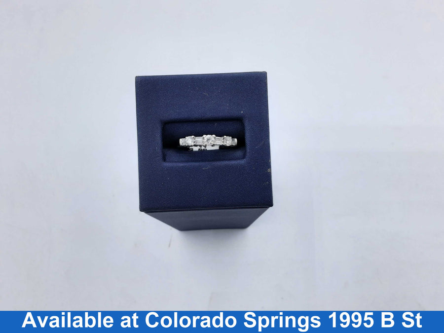 Women's Ring - Anniversary - White Gold 14k (.585) 2.2 grams Size 6.5
