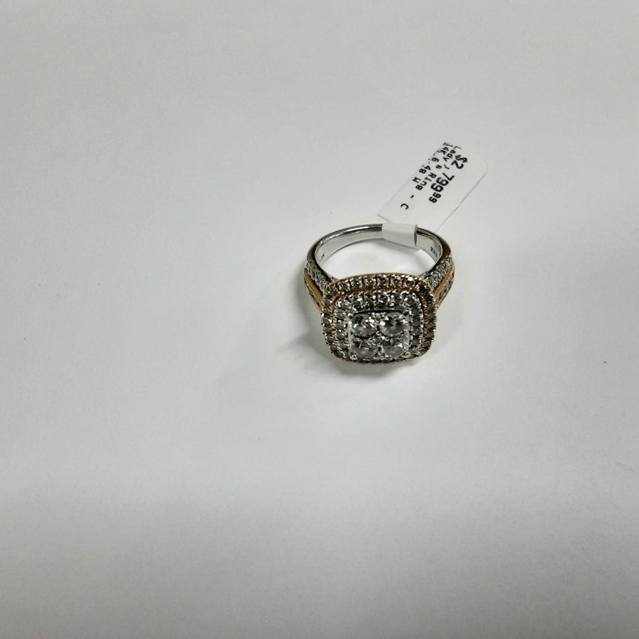 Women's Ring - White Gold 14k (.585) 6.4 grams Size 7