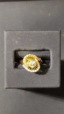 Women's Ring - Yellow Gold 14k (.585) 3.6 grams Size 20