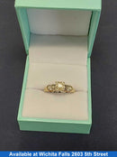 Women's Ring - Yellow Gold 14k (.585) 2.5 grams Size 20