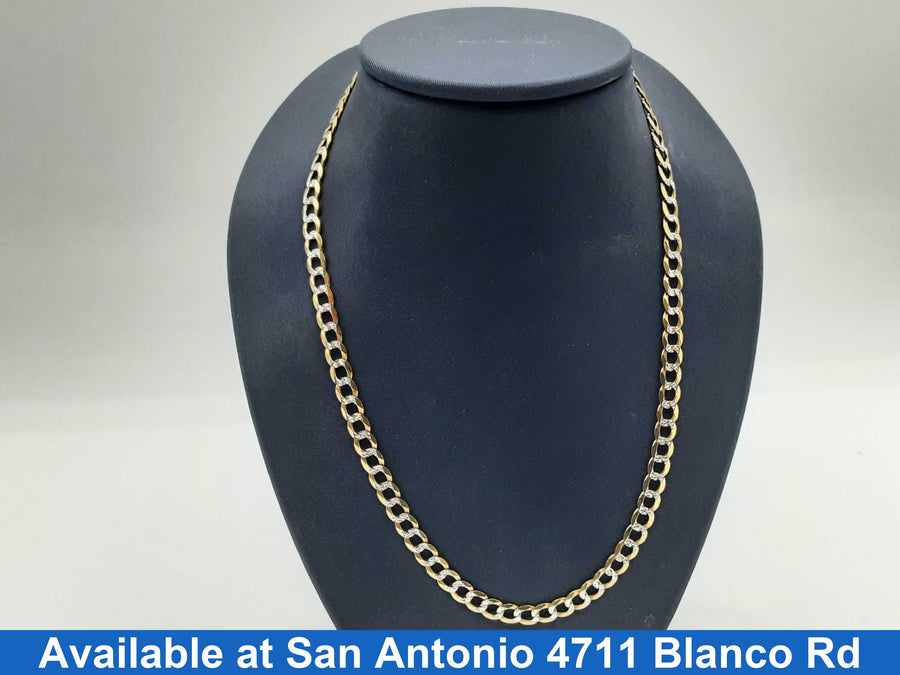 Cuban Link Chain - Yellow Gold 10k (.417) 10.5 grams 20 inch