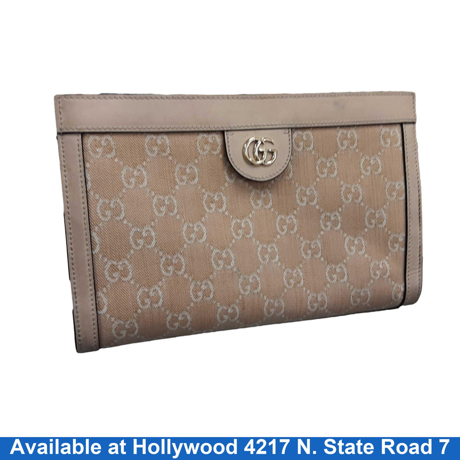 Gucci A042424777 Beige / Tan Purse / Handbag