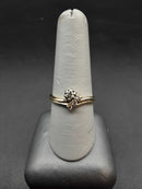 Ring - Wedding Set - Yellow Gold 14k (.585) 3.5 grams Size 9